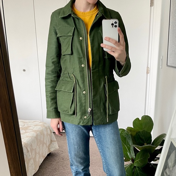 Military jacket - rich green, waterproof & warm - Picture 2 of 5